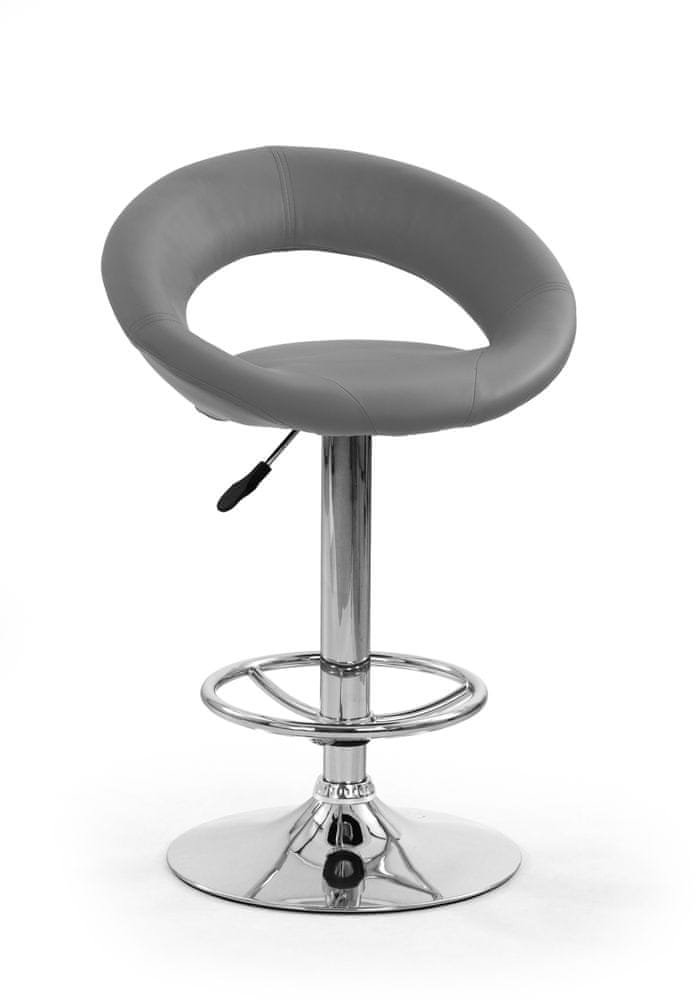 Halmar Barová stolička H15, sivá